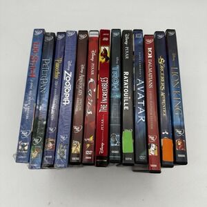 Disney Dvd Lot Of 13 Classic Movies - 4 Sealed DVDs - 2 Platinum Edition